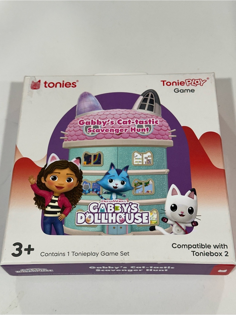 Tonies Gabby’s Dollhouse: Gabby’s Cat-tastic Scavenger Hunt (Pink & Teal)